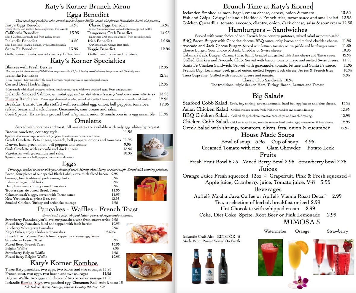 Menu Katy's Korner-9